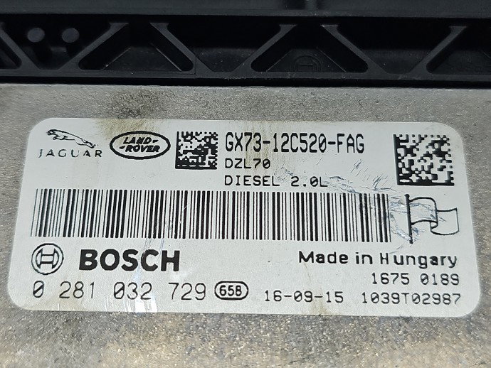 Calculator motor ECU Jaguar XE (X760) [Fabr 2016-2025] GX73-12C520-FAG 2.0 DSL AJ200 132KW / 180CP