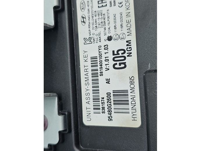 Modul confort Hyundai Ioniq [Fabr 2016-2025] 95480-G2600