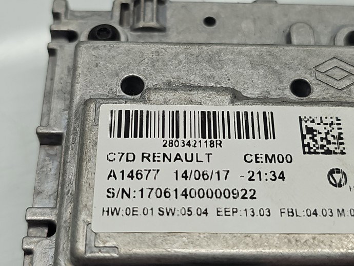Display bord Renault Kadjar [Fabr 2015-prezent] 280342118R