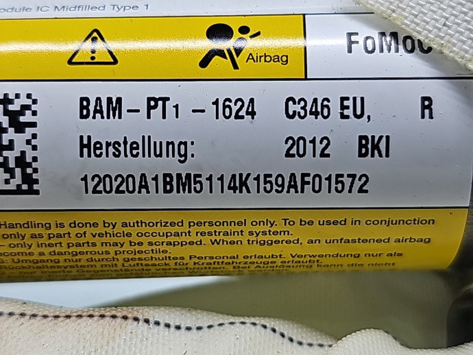 Airbag cortina dreapta Ford Focus 3 [Fabr 2010-2018] BM5114K159AF