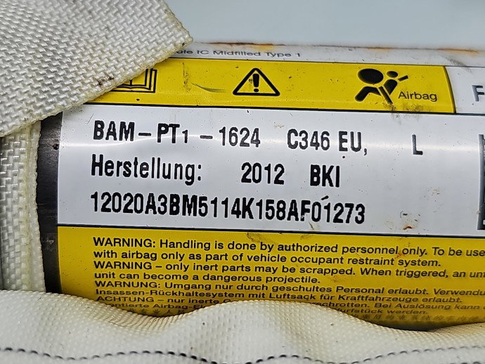 Airbag cortina stanga Ford Focus 3 [Fabr 2010-2018] BM5114K158AF