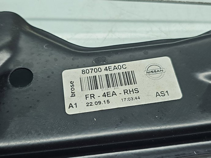 Macara electrica geam dreapta fata Nissan Qashqai (2) [Fabr 2013-2017] SUV 80700-4EA0C