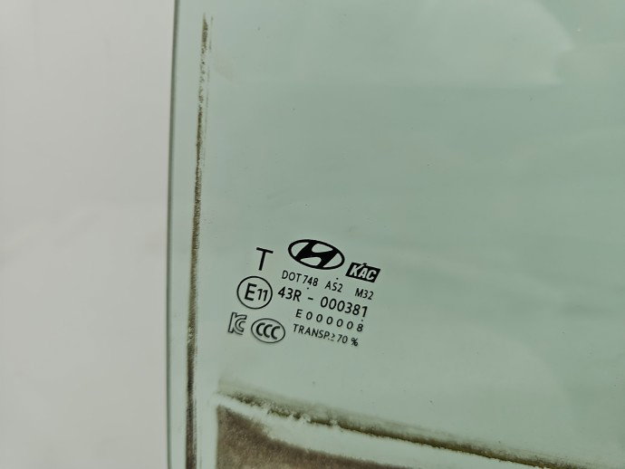 Geam usa dreapta spate Hyundai Ioniq [Fabr 2016-2025] Sedan OEM
