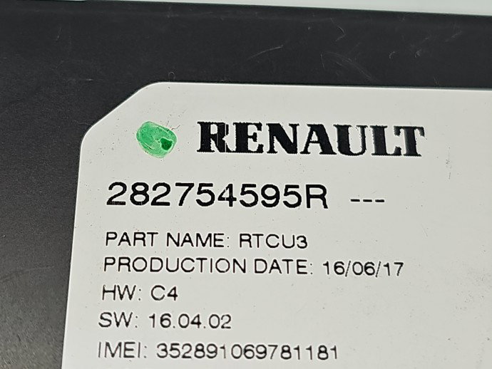 Modul confort Renault Kadjar [Fabr 2015-prezent] 282754595R