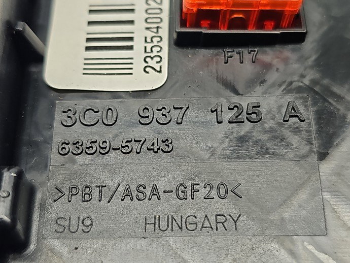 Panou sigurante Volkswagen Passat CC (358) [Fabr 2012-2016] 3C0937125A
