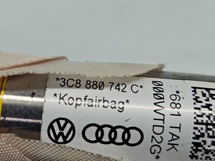 Airbag cortina dreapta Volkswagen Passat CC (358) [Fabr 2012-2016] 3C8880742C
