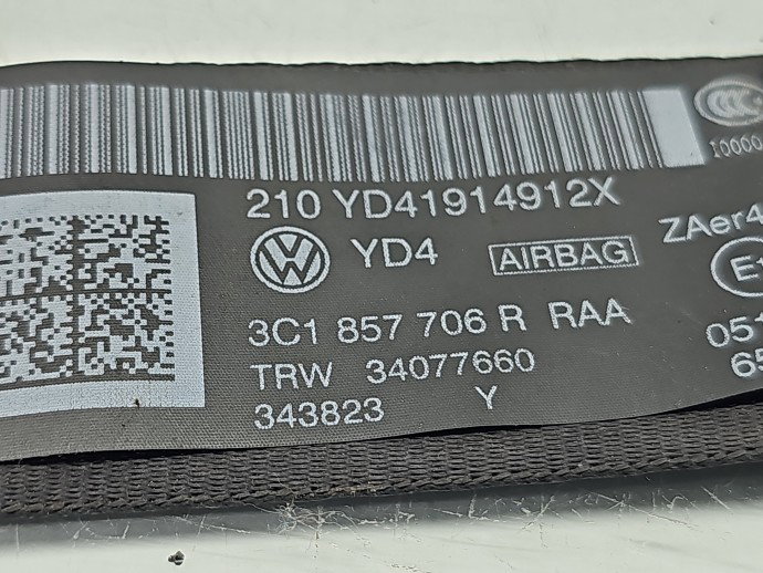 Centura dreapta fata Volkswagen Passat CC (358) [Fabr 2012-2016] 3C1857706R