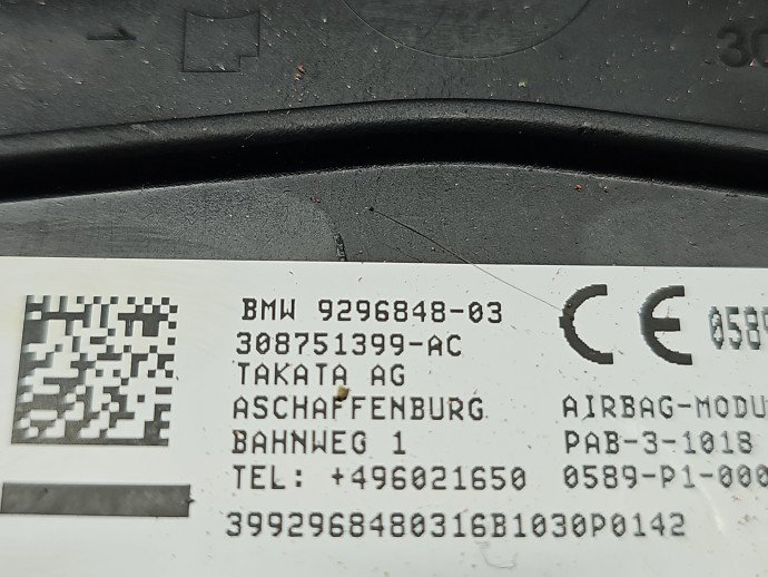 Airbag pasager Bmw X1 (F48) [Fabr 2016-2022] 9296848-03