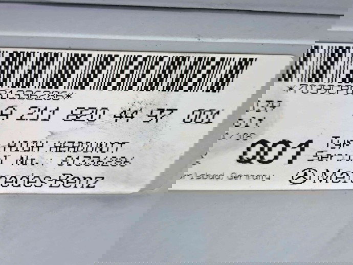  Radio CD cu navigatie Mercedes Clasa E (W211) [Fabr 2002-2009] A2118204497