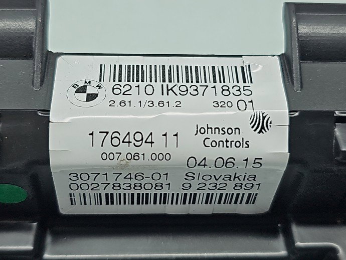 Ceas bord Bmw 1 (F20) [Fabr 2011-2017] 9371835