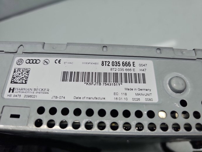 Unitate multimedia AUDI A4 (8K2, B8) [Fabr 2008-2015] 8T2035666E