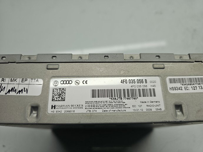 Unitate multimedia AUDI A4 (8K2, B8) [Fabr 2008-2015] 4F0035056B