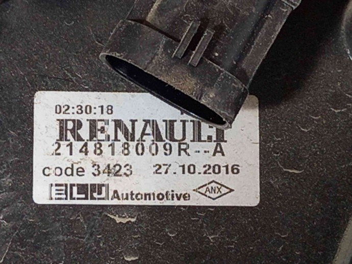 Electroventilator 214818009r Renault Captur [Fabr 2013-prezent] 0.9