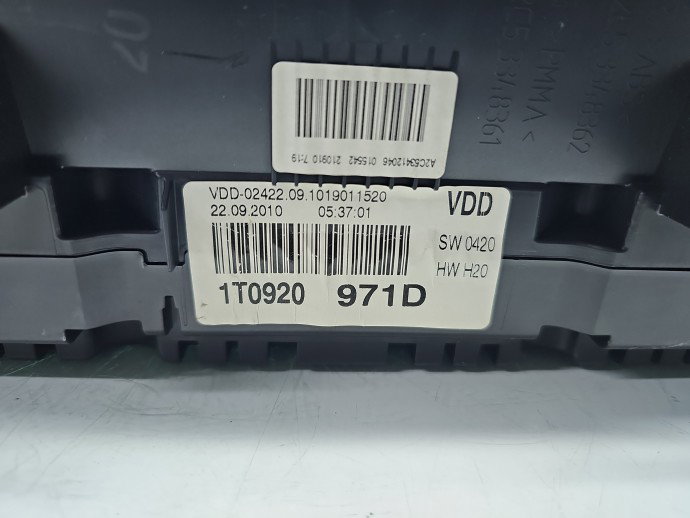 Ceas bord Volkswagen Touran (1T3) [Fabr 2010-2015] 1T0920971D