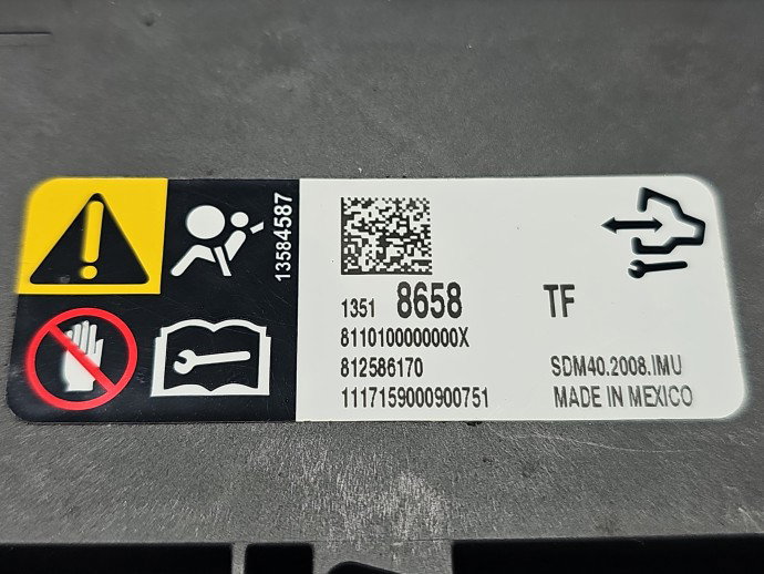 Calculator airbag Opel Insignia B [Fabr 2017-prezent] 13518658 2.0 CDTI B20DTH 125KW / 170CP