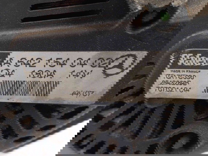 Alternator A6421540402 Mercedes Clasa C (W204) [Fabr 2007-2014] D651913