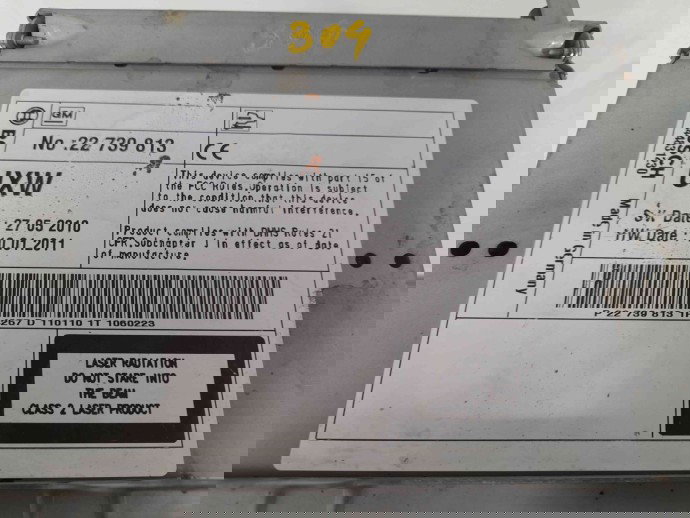 Radio CD 22739813 OPEL Insignia A [Fabr 2008-2016] 1.8