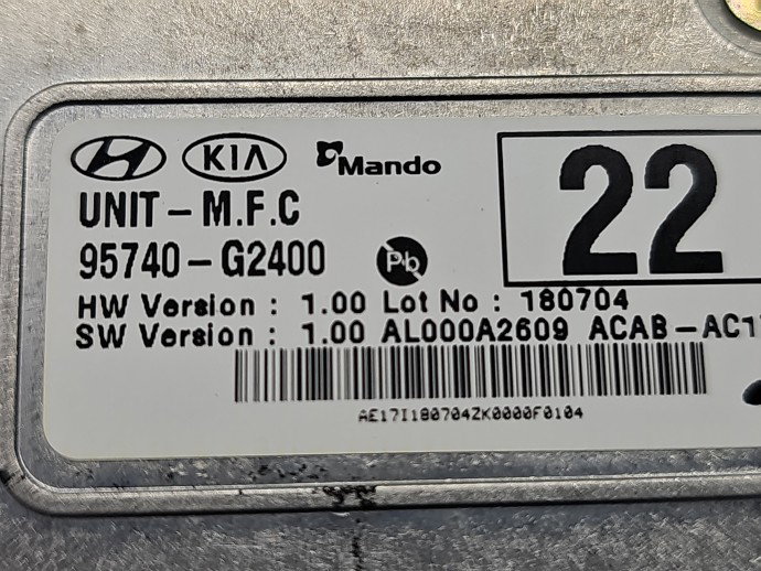 Camera Lane Assist Hyundai Ioniq [Fabr 2016-2025] 95740-G2500