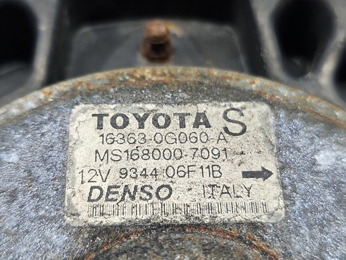 Electroventilator Toyota Avensis II (T25) [Fabr 2002-2008] 16363-0G060 2.0 1CD-FTV 85KW / 116CP