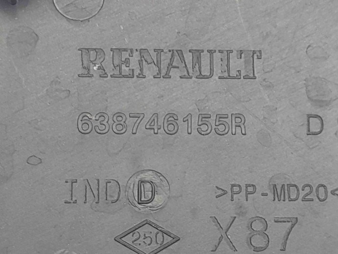 Ornament stalp 638746155R Renault Captur [Fabr 2013-prezent]