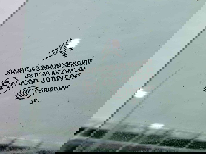 Geam usa dreapta spate Citroen C5 (III) [ Fabr 2008-prezent] OEM