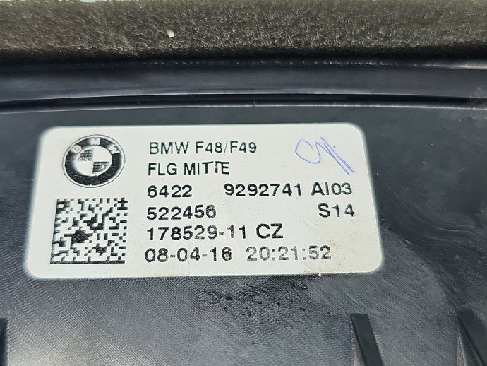 Grila aerisire centrala Bmw X1 (F48) [Fabr 2016-2022] 9292741