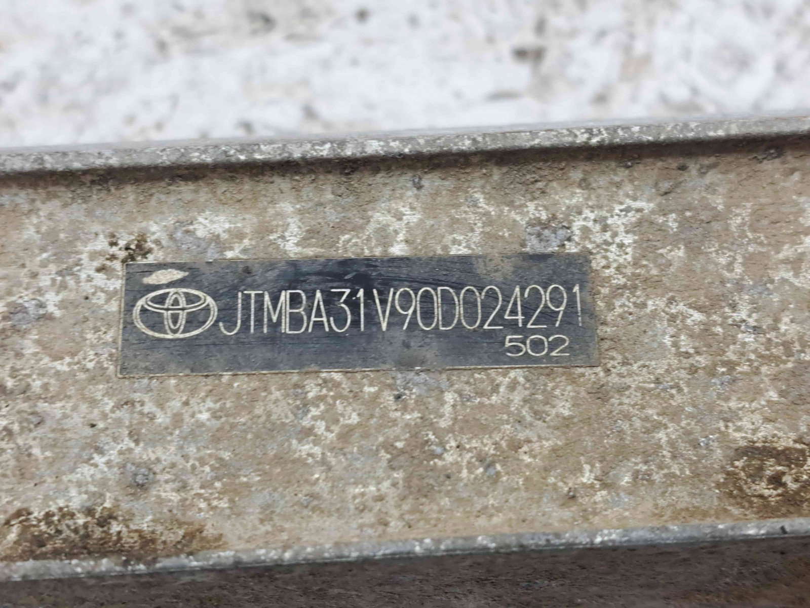 Armatura bara spate Toyota Rav 4 III (ACA3, ACE, ALA3, GSA3, ZSA3) [Fabr 2005-2013] OEM - imagine 3