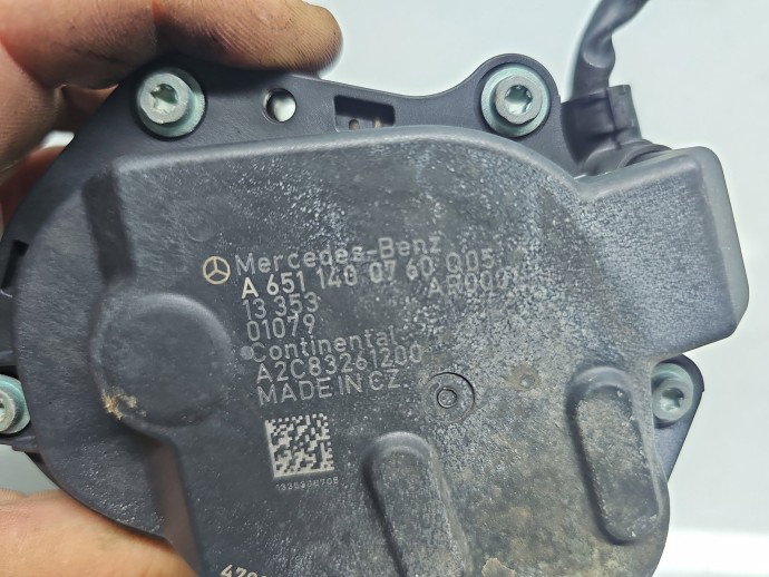 Supapa EGR Mercedes Clasa C (W204) [Fabr 2007-2014] A6511400760 2.2 CDI 651940 70KW / 95CP