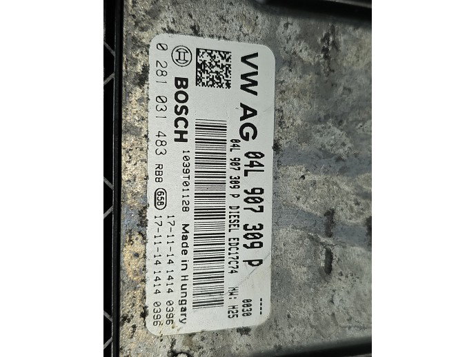 Calculator motor ECU Volkswagen Passat B8 (3G2) [Fabr 2015-prezent] 04L907309P 2.0 TDI DFGA 110KW / 150CP