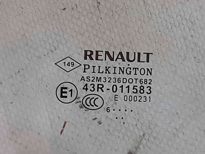 Geam usa dreapta fata OEM Renault Captur [Fabr 2013-prezent]