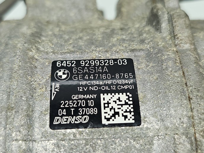Compresor clima Bmw 3 (F30) [Fabr 2012-2017] 9299328-03 2.0 B47D20U0 110KW / 150CP
