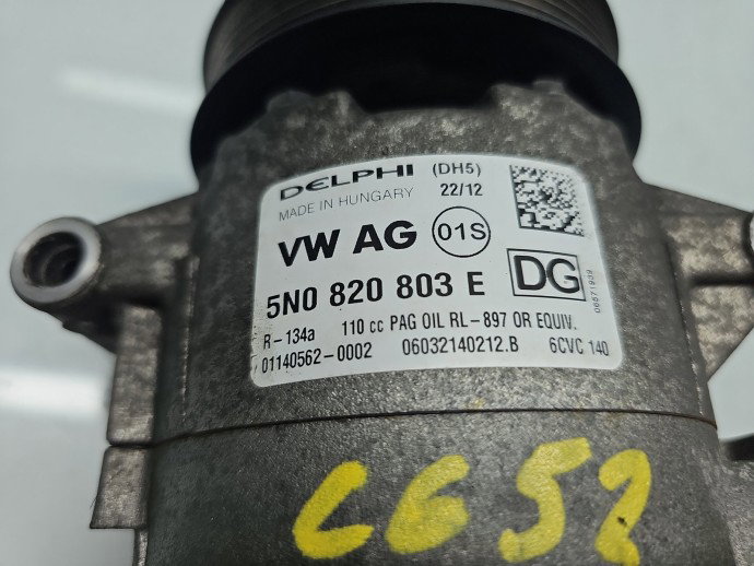 Compresor clima Volkswagen Passat CC (357) [Fabr 2008-2012] 5N0820803E 1.6 TDI CAYC 77KW / 105CP