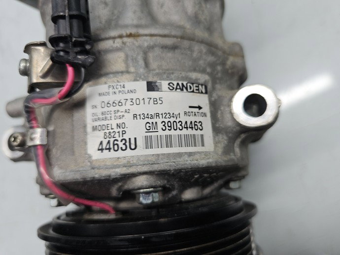 Compresor clima Opel Astra K [Fabr 2015-2022] 39034463 1.4 Benz B14XFT 110KW / 150CP