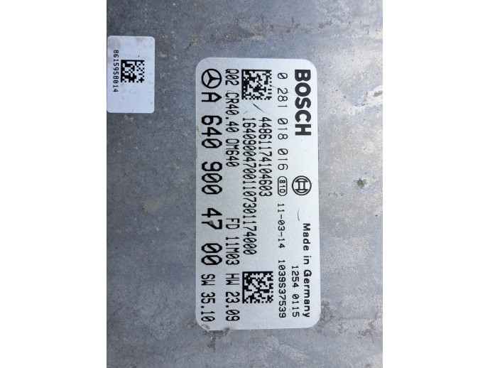 Calculator motor ECU Mercedes Clasa B (W245) [Fabr 2005-2011] A 640 900 47 00 2.0 CDI 640941 103KW / 140CP