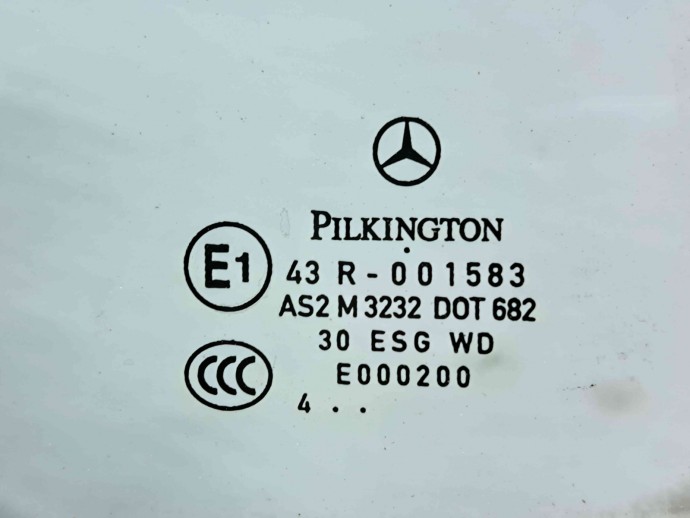 Geam usa dreapta spate Mercedes Clasa A (W169) [Fabr 2004-2012] OEM