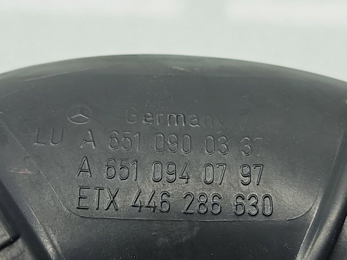 Tub admisie aer Mercedes Clasa C (W204) [Fabr 2007-2014] A6510900337 2.2 CDI 651911 125KW / 170CP