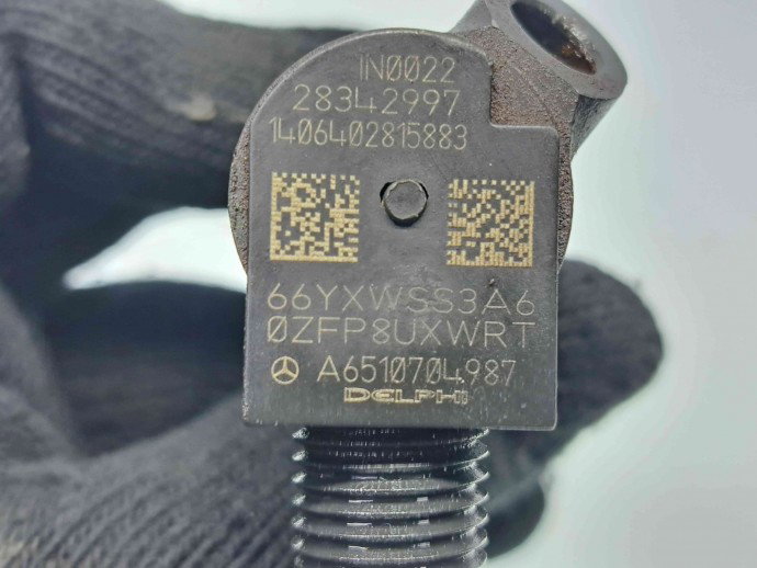 Injector Mercedes Clasa E (W212) [Fabr 2009-2016] A6510704987 | 28342997 2.2 CDI 651924 125KW / 170CP  