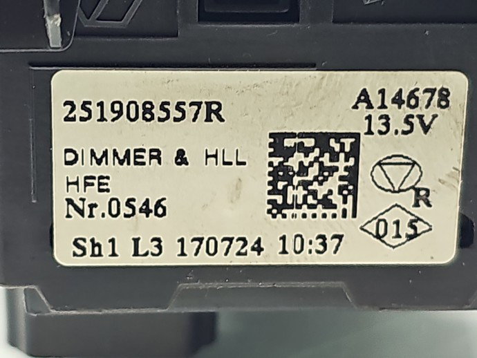 Buton reglaj far Renault Megane 4 [Fabr 2015-prezent] 251908557R