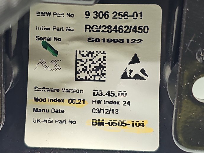 Ceas bord MINI Paceman (R61) [Fabr 2013-prezent] 9306256-01