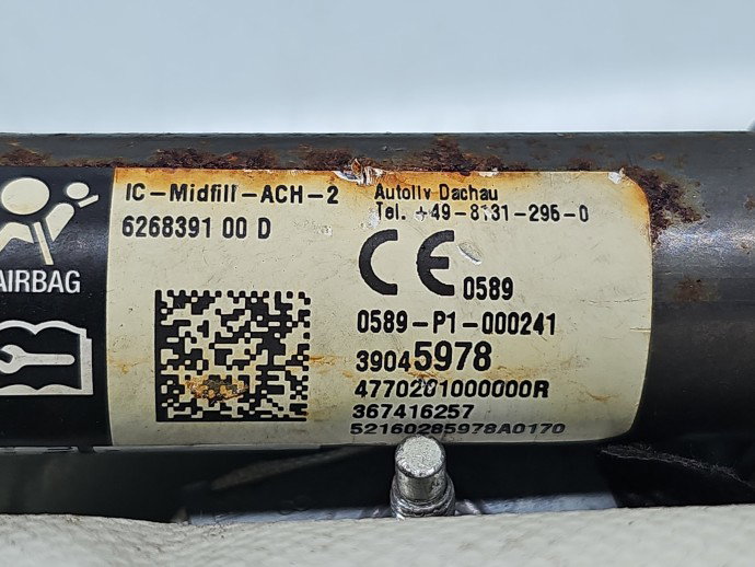 Airbag cortina dreapta Opel Corsa E [Fabr 2014-prezent] 39045978