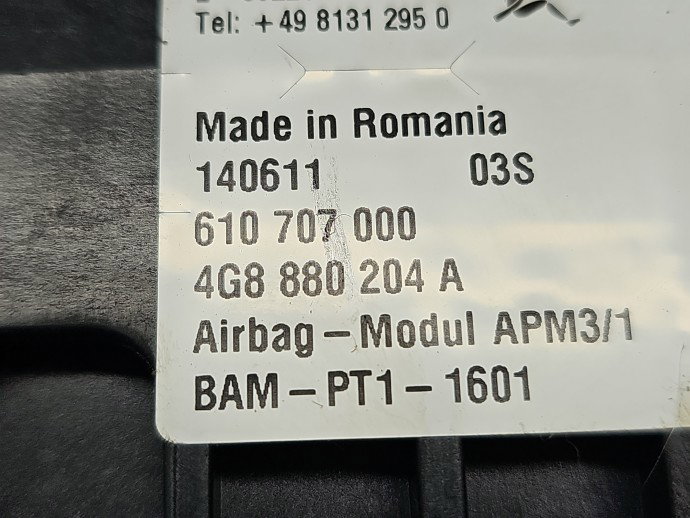 Airbag pasager AUDI A6 (4G2, C7) [Fabr 2012-2017] 4G8880204A
