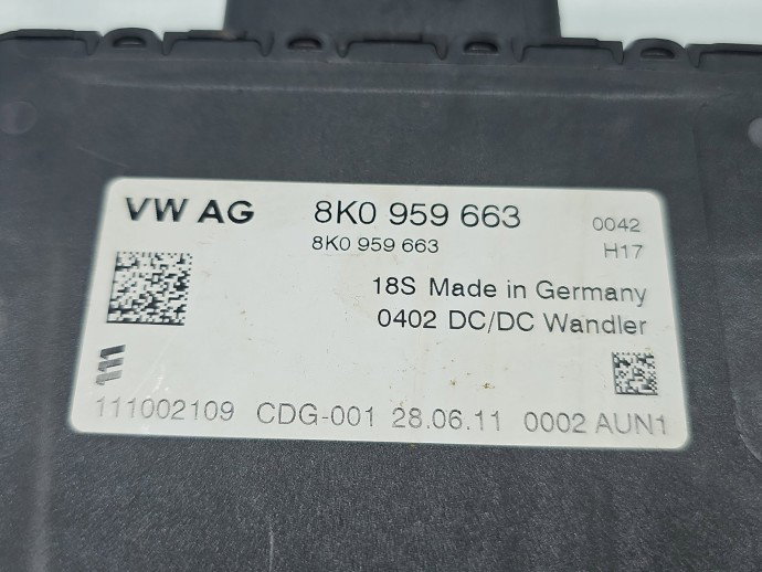 Modul confort AUDI A5 (8T3) [Fabr 2007-2015] 8K0959663