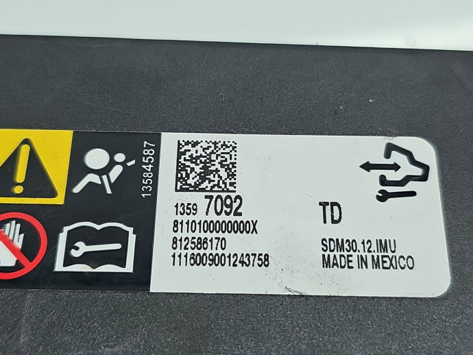 Calculator airbag Opel Corsa E [Fabr 2014-prezent] 13597092 1.4 Benz B14XEJ 55KW / 75CP