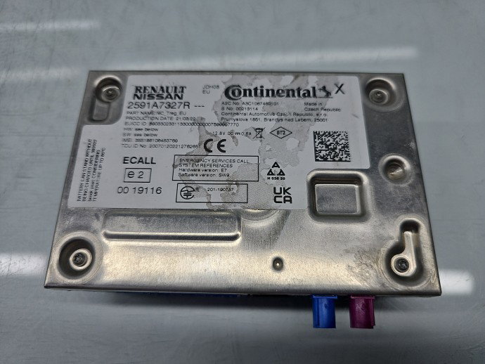Modul confort Dacia Sandero 3 [Fabr 2020-prezent] 2591A7327R