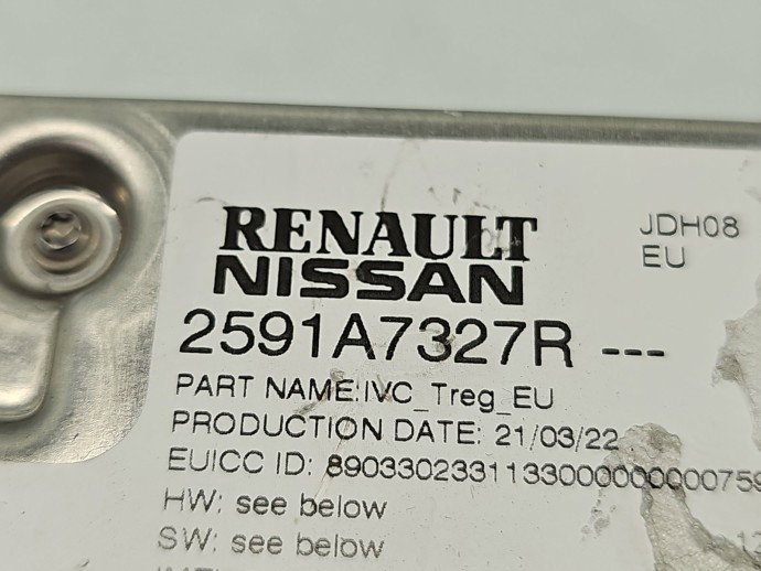 Modul confort Dacia Logan 3 [Fabr 2021-2024] 2591A7327R
