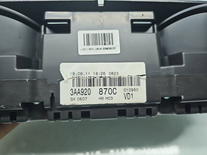 Ceas bord Volkswagen Passat B7 (365) [Fabr 2010-2014] 3AA920870C