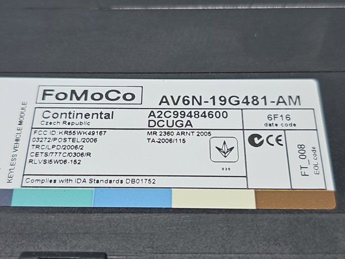 Modul confort Ford Kuga II [Fabr 2012-prezent] AV6N-19G481-AM