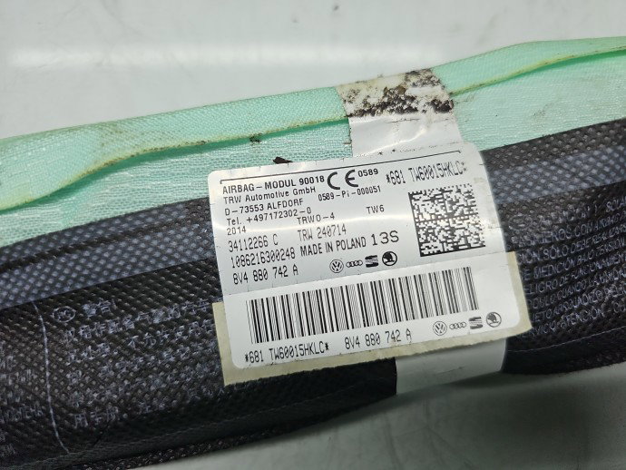 Airbag cortina dreapta AUDI A3 (8VA) [Fabr 2012-2020] 8V4880742A