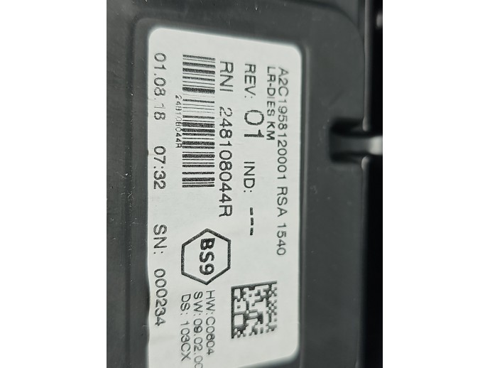 Ceas bord Renault Megane 4 [Fabr 2015-prezent] 248108044R