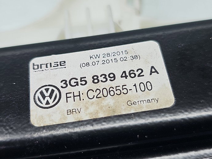 Macara electrica geam dreapta spate Volkswagen Passat B8 (3G2) [Fabr 2015-prezent] Sedan 3G5839462A